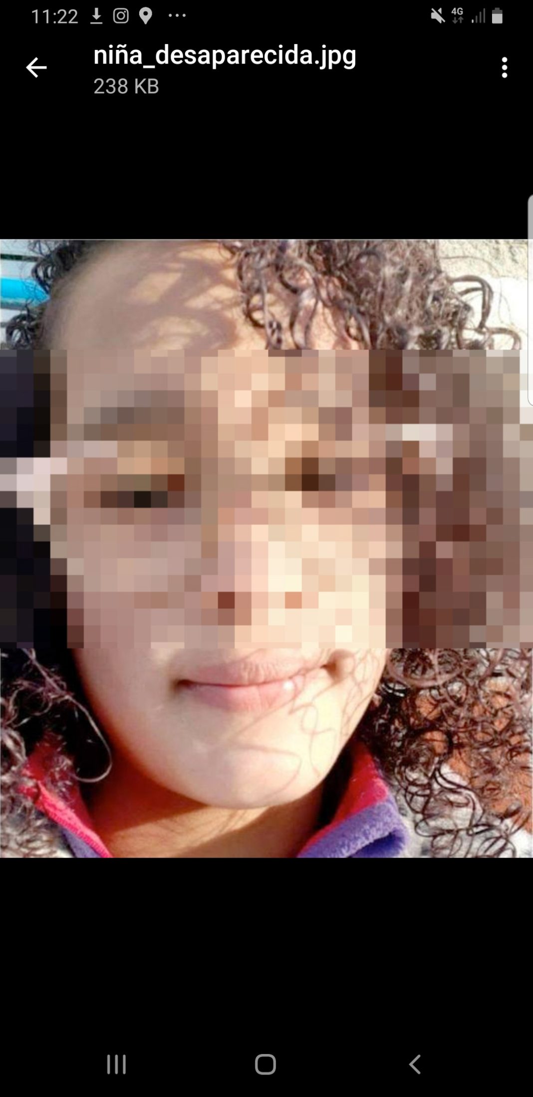 Encontrada la niña desaparecida ayer en la zona de Santa ...