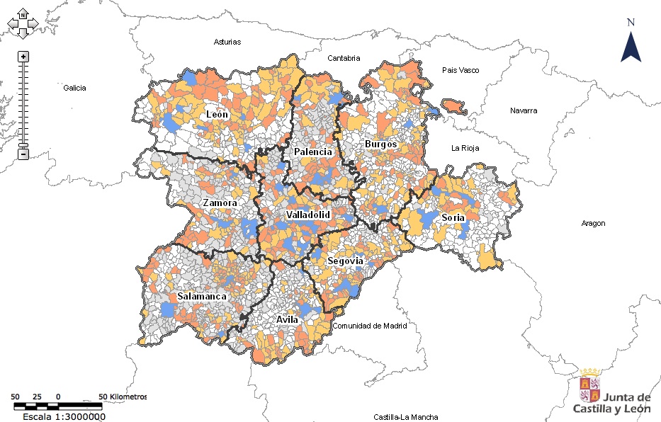 Un nuevo visor cartográfico online permite consultar el mapa