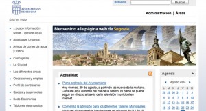 Pago telemático de impuestos en el Ayuntamiento de Segovia