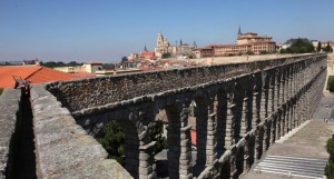 limpieza del Acueducto de Segovia