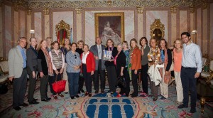 Amplia delegación de mujeres estadounidenses, de turismo por Segovia
