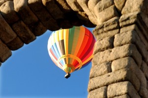 Los globos aerostáticos vuelven a ser los protagonistas en el cielo en el II Festival Accesible