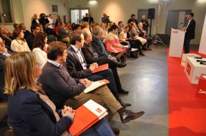 Luis Tudanca presenta en Segovia su programa económico para la región