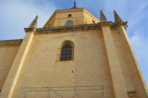 Frenar el deterioro de las cubiertas, objetivo de las obras en la ‘Capilla del Santísimo’ de la Catedral