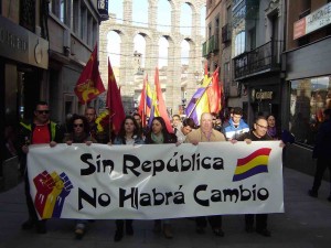 Colectivos sociales y sindicatos conmemoran el aniversario de la II República