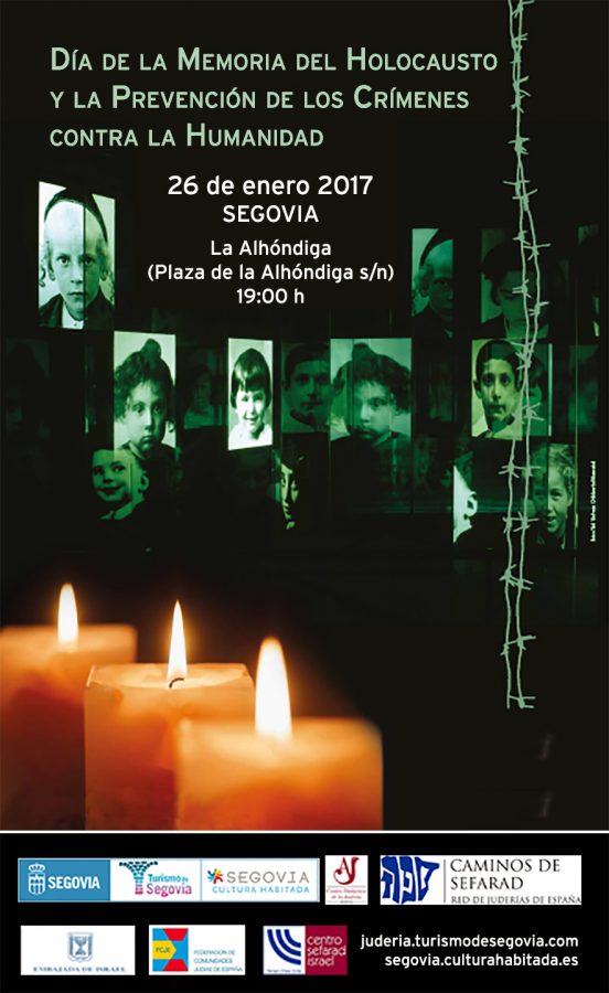 Segovia rendirá homenaje a las víctimas del Holocausto nazi