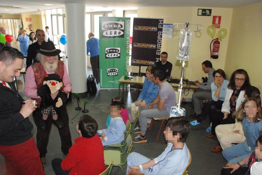 Magia en la Unidad de Pedriatría del Hospital