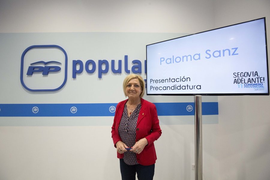 Directiva y cargos públicos del PP de Segovia respaldan la precandidatura de Paloma Sanz a la presidencia provincial