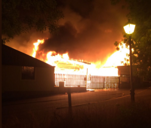 Ayuda para los empresarios afectados por el fuego en Valsaín