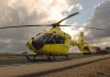 Trasladan en helicóptero a un ciclista tras sufrir un atropello en Cantalejo