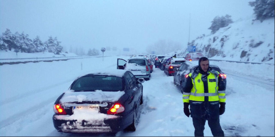 El caos en la nieve se sanciona con…1.200 euros