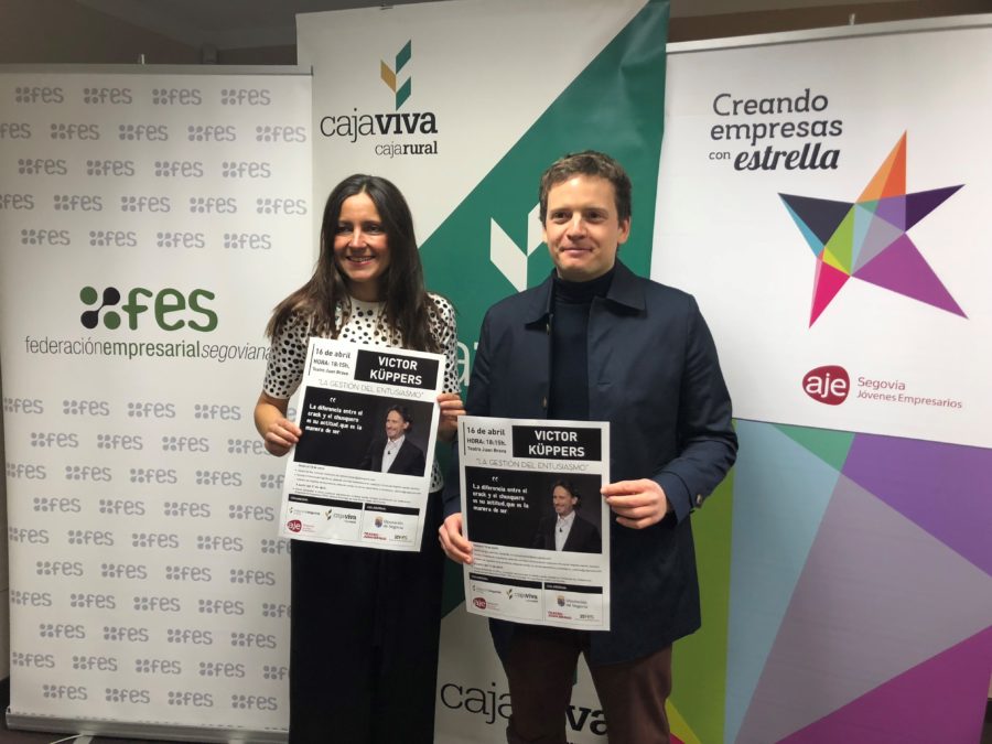 AJE Segovia y la Fundación Caja Rural traen a Victor Küpers a Segovia