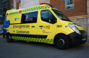 Trasladado en helicóptero medicalizado a Salamanca uno de los heridos en un accidente en Cabezuela (Segovia)