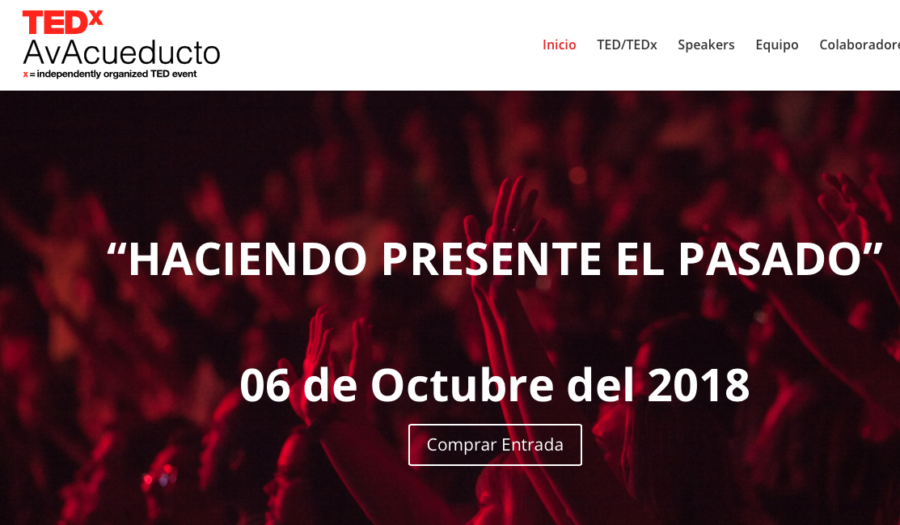 Las charlas más famosas del mundo llegan a Segovia: bienvenidos a TEDxAvAcueducto