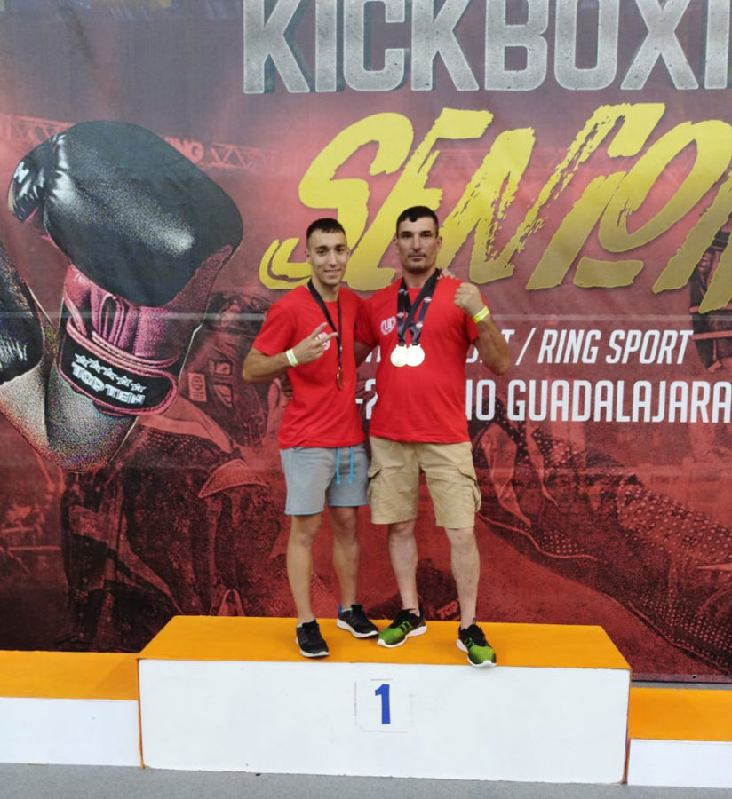 Dos segovianos ganan tres oros en el Campeonato de España Senior de Kick Boxing
