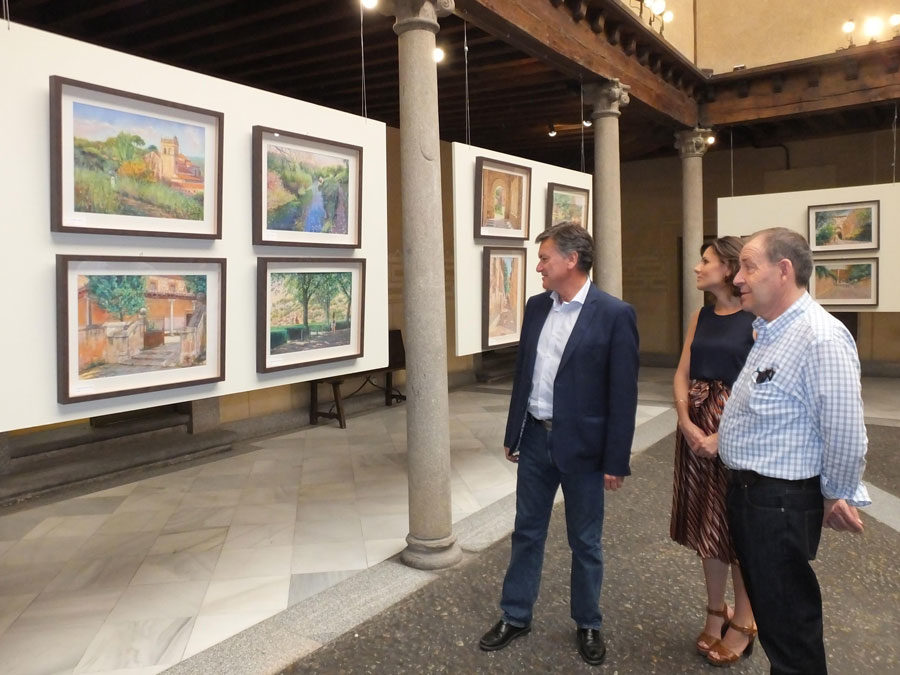 José Miguel Francisco expone su obra ‘Rincones y paisajes de Segovia’