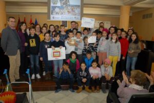 Los ganadores del 29º Concurso de Belenes recogen sus premios en el Salón de Plenos de la Diputación