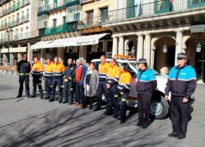 La agrupación de protección civil de Segovia continúa en activo