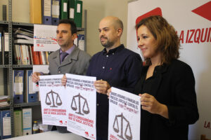 IU lanza una campaña de financiación para los procesos judiciales del caso Caja Segovia