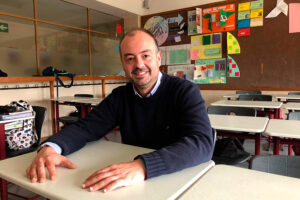Sergio Calleja Muñoz, profesor del colegio Marista, uno de los docentes premiados por Escuelas Católicas de Castilla y León