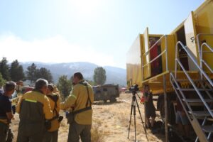 El Real Sitio, un municipio unido contra el fuego
