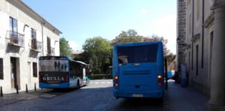 paros en los autobuses de Segovia