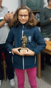 La joven Claudia Garrido se proclama campeona del Torneo Interpueblos de Ajedrez