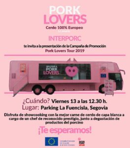 Segovia acoge de nuevo la campaña «Pork Lovers Tour»