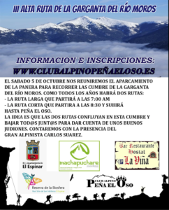 El Club Alpino Peña el Oso celebra las I Jornadas de Montaña de El Espinar