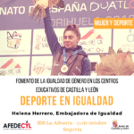 La triatleta Helena Herrero estará en el IES La Albuera para fomentar la igualdad