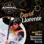 El deportista segoviano David Llorente nominado en los Premios Admiral al Deporte Español 2019