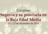 Congreso ‘Segovia y su provincia en la Baja Edad Media’ en el Museo Provincial