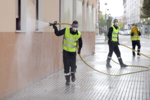 La UME desarrollará hoy tareas de desinfección en Segovia