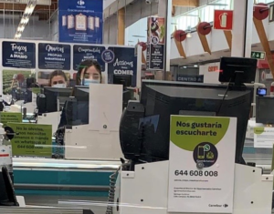 Carrefour refuerza en Segovia sus pedidos con un servicio de videollamada