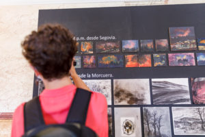 ‘Cuando el paisaje duele’, exposición de los pintores pensionados sobre el incendio de Guadarrama