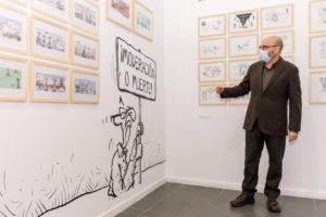 Palacio Quintanar acoge una muestra que recorre la historia de las viñetas de Sansón