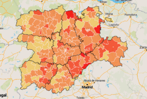 Segovia se mantiene con la cifra más baja de contagios con 29 positivos