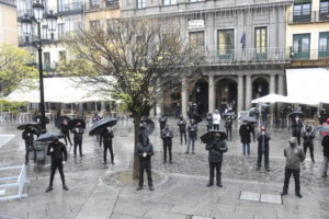 Funeral simbólico por el sector de la cultura, los eventos y los espectáculos