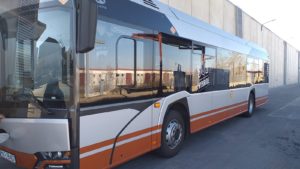 Un autobús híbrido se une en pruebas a la flota de aubuses urbanos de Segovia