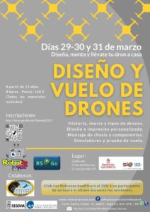 Curso sobre diseño y duelo de drones esta Semana Santa