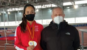 Victoria Briso consigue el campeonato autonómico sub-20 en salto de altura