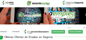 El portal SegoviaEmpleo recibe una media de 500 visitas diarias a la web