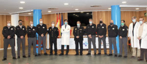 Reconocimiento a la labor de los vigilantes de seguridad del Hospital de Segovia