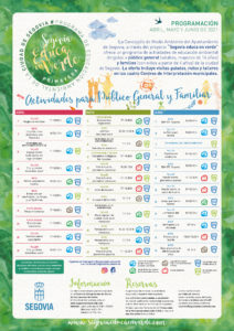 Segovia educa en verde programa 60 actividades esta primavera
