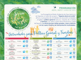 Segovia educa en verde programa 60 actividades esta primavera