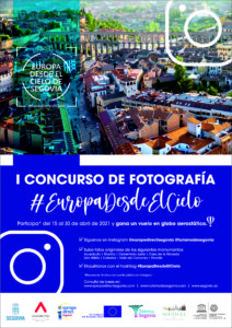 El concurso de fotografía “Europa desde el cielo” muestra la importancia que tiene Europa en la recuperación del patrimonio de Segovia