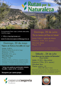 La Fundación Caja Rural de Segovia presenta nueva tres rutas por la naturaleza