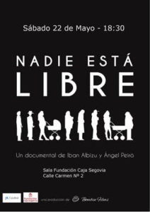 Fundación Caja Segovia proyecta el documental ‘Nadie está libre’