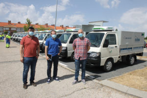 Segovia incorpora 15 nuevos vehículos eléctricos a la flota del servicio de limpieza
