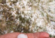 Aviso de granizo en Segovia